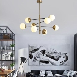 Lampă suspendată contemporană Magic Bean Sputnik Candelabru