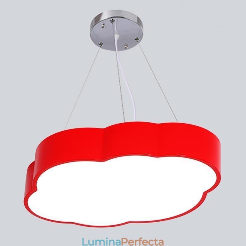 Lampă suspendată Lampă modernă simplă în nor Iluminat creativ din desene animate