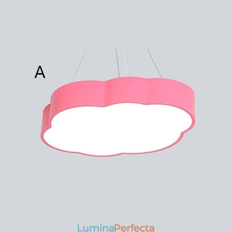 Lampă suspendată Lampă modernă simplă în nor Iluminat creativ din desene animate
