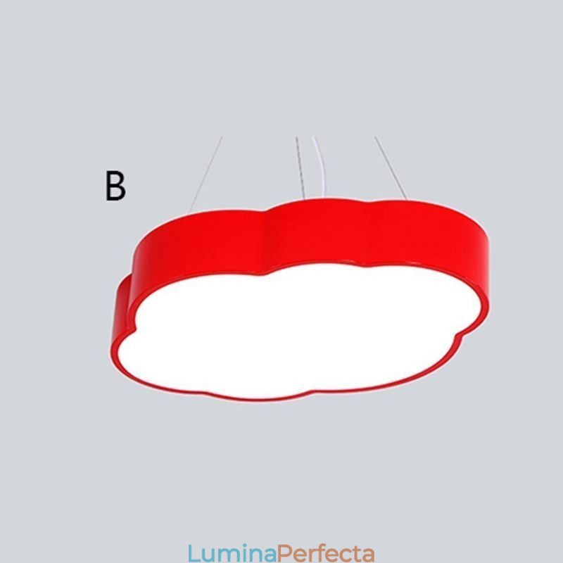 Lampă suspendată Lampă modernă simplă în nor Iluminat creativ din desene animate