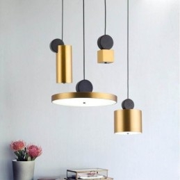 Lampă suspendată modernă Lampă acril nordică Iluminare cu geometrie