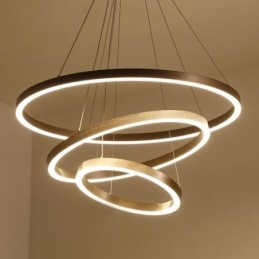 Lampă suspendată Drawing Craft Lampă 3 Inele 80+60+40cm