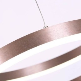 Lampă suspendată Drawing Craft 2 Inele Lampă 60+40cm