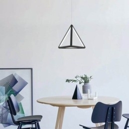 Lumină suspendată postmodernă Lumină triunghi geometrică Iluminare creativă a lămpii