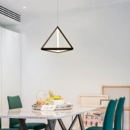 Lumină suspendată postmodernă Lumină triunghi geometrică Iluminare creativă a lămpii