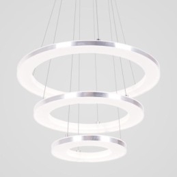 Lampă suspendată modernă din acrilic cu 3 inele 40+30+20cm