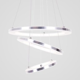 Lampă suspendată modernă din acrilic cu 3 inele 40+30+20cm