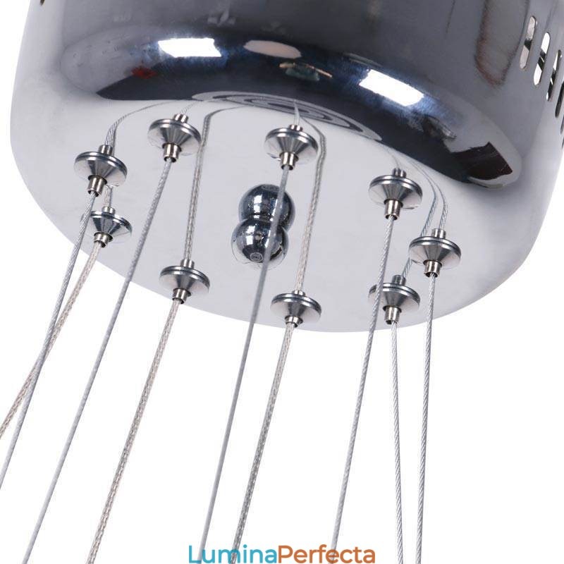 Lampă suspendată modernă din acrilic cu 3 inele 40+30+20cm