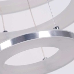 Lampă suspendată modernă din acrilic cu 3 inele 40+30+20cm