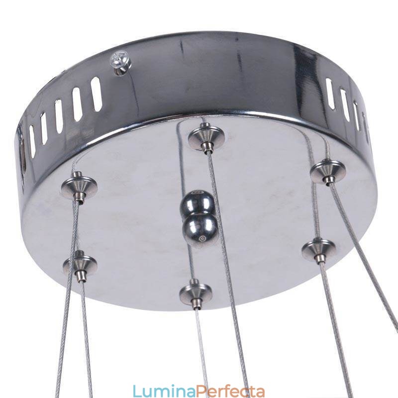 Lampă suspendată Modernă Acrilic 2 Inele 40+20cm
