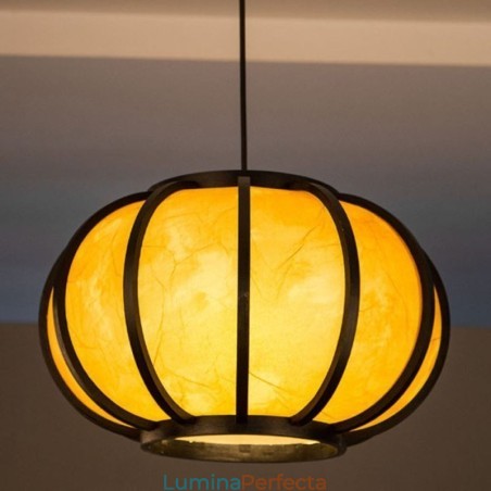 Lampă de suspendare din bambus japonez creativă Lampă suspendată simplă și modernă Lumină rotundă pentru ceainărie Lampă de suspendare din bambus japonez creativă Lampă suspendată simplă și modernă Lumină rotundă pentru ceainărie