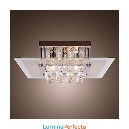 Plafoniera Modern Crystal Living 5 Lumini