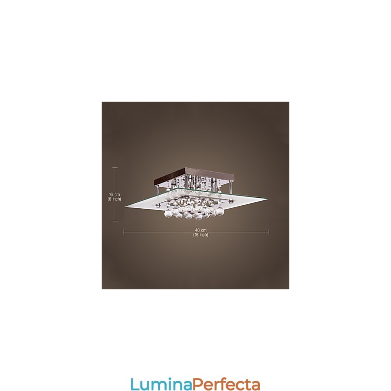 Plafoniera Modern Crystal Living 5 Lumini