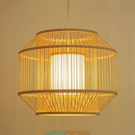 Lantern Bamboo Pandantiv Lampă japoneză creativă Lantern Bamboo Pandantiv Lampă japoneză creativă