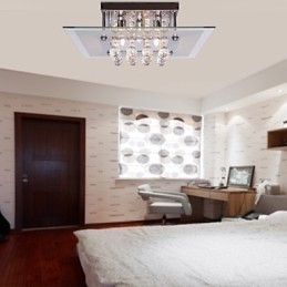 Plafoniera Modern Crystal Living 5 Lumini