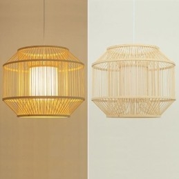 Lantern Bamboo Pandantiv Lampă japoneză creativă