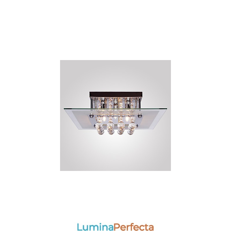 Plafoniera Modern Crystal Living 5 Lumini