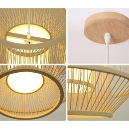 Lantern Bamboo Pandantiv Lampă japoneză creativă