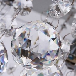 Plafoniera Modern Crystal Living 5 Lumini
