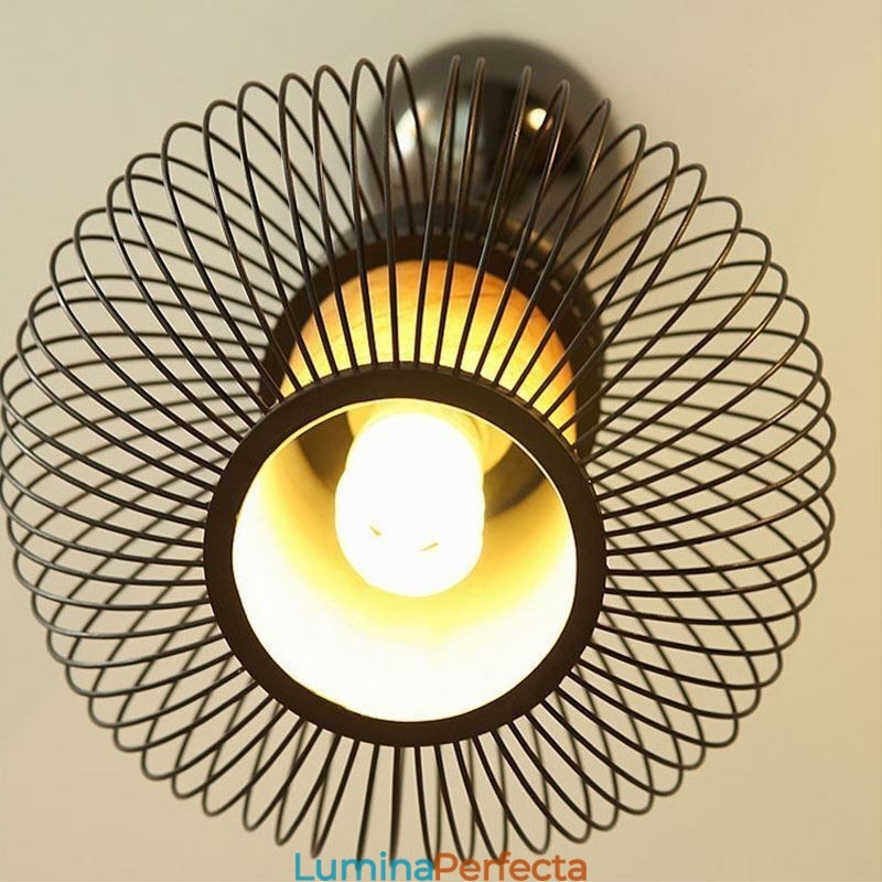 Lampă suspendată nordică rafinată din bambus