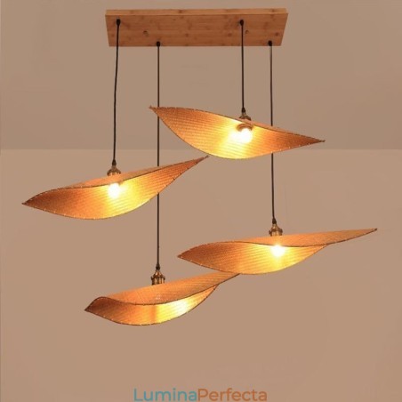 Creative Leaf Pendant Lampă contemporană din bambus Pendant Tearoom Lighting Creative Leaf Pendant Lampă contemporană din bambus Pendant Tearoom Lighting
