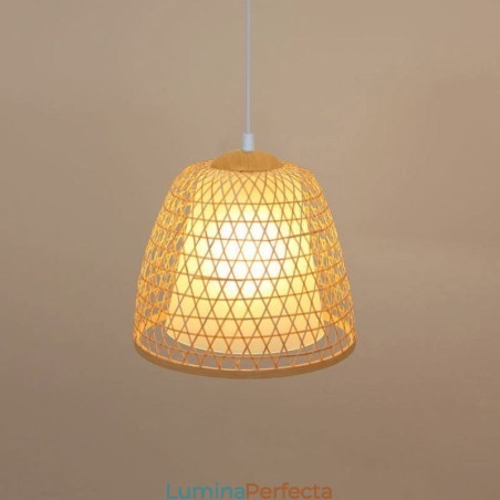 Lumină suspendată din bambus Visual Comfort Dome Lumină suspendată din bambus Visual Comfort Dome