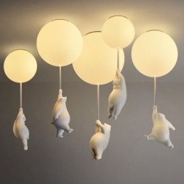 Plafoniera Balon Nordic Acrilic Pendant Copii Copii