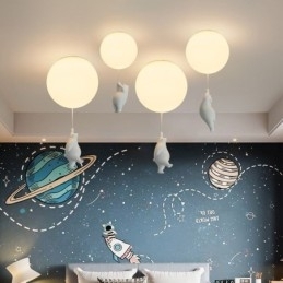 Plafoniera Balon Nordic Acrilic Pendant Copii Copii