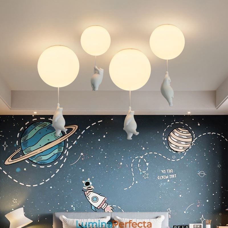 Plafoniera Balon Nordic Acrilic Pendant Copii Copii