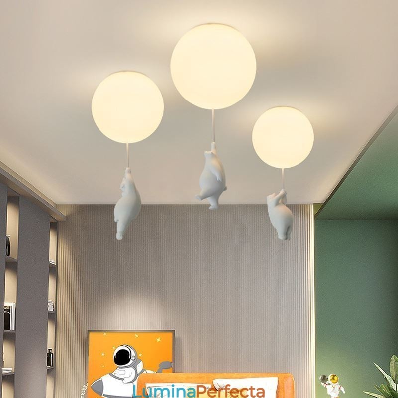 Plafoniera Balon Nordic Acrilic Pendant Copii Copii