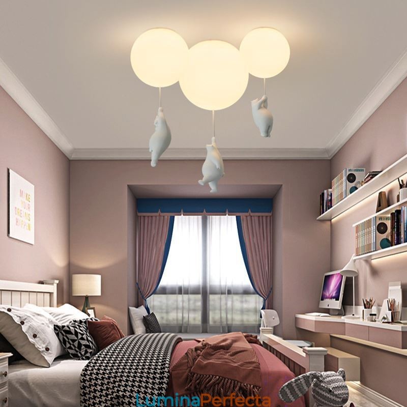 Plafoniera Balon Nordic Acrilic Pendant Copii Copii