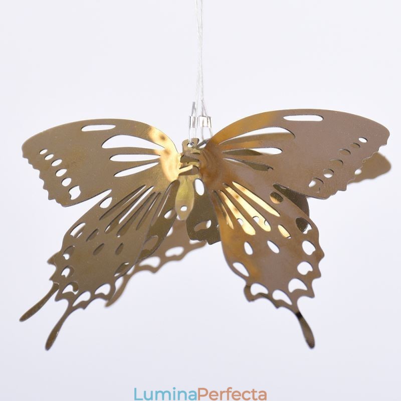 Lampă de suspendare nordică Lampă de suspendare din sticlă Creative Butterfly