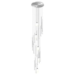 Cluster Pendant Lampă Modernă Mare Pendant Cristal Candelabru Duplex Scară