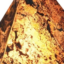 Lampă geometrică suspendată în formă de diamant Design 3D translucid