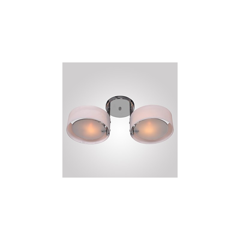 Candelabru modern, contemporan, din metal cromat, montat încastrat