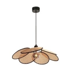 Lampă suspendată Lampă naturală simplă țesută manual