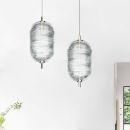 Lampă suspendată Water Ripple Plafoniera modernă, minimalistă, din fier forjat