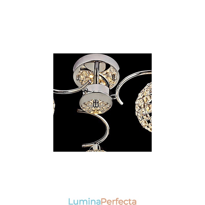 Lumină suspendată din metal, metal galvanizat, modernă, cu montare încastrabilă