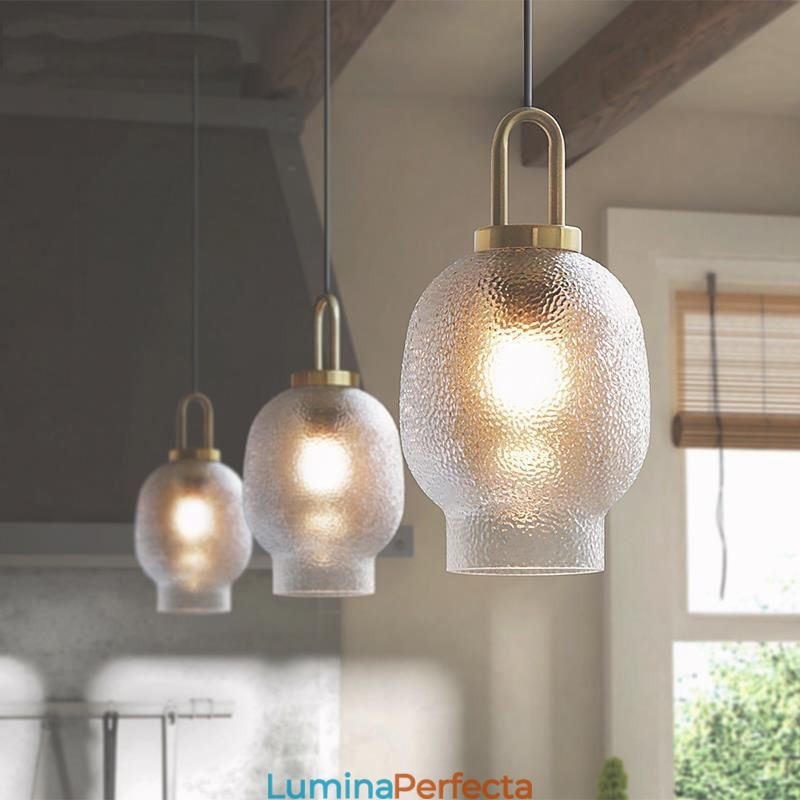 Plafoniera din sticlă mată, modernă, minimalistă, din fier forjat