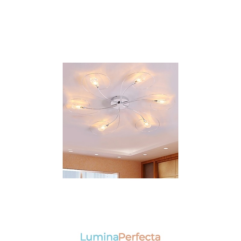 Candelabru galvanizat modern și contemporan cu montare încasată
