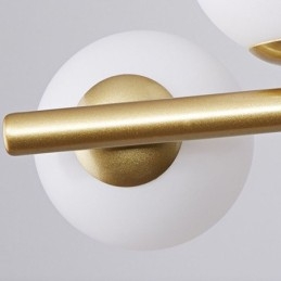 Plafoniera din sticlă, modernă, simplă, cu fasole magică, din fier forjat