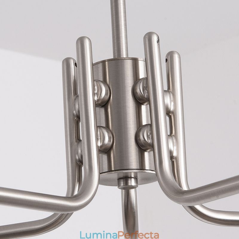 Lampă suspendată din sticlă nordică Plafoniera creativă din fier forjat