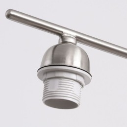 Lampă suspendată din sticlă nordică Plafoniera creativă din fier forjat