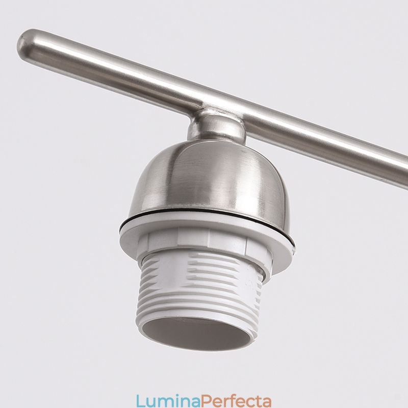 Lampă suspendată din sticlă nordică Plafoniera creativă din fier forjat