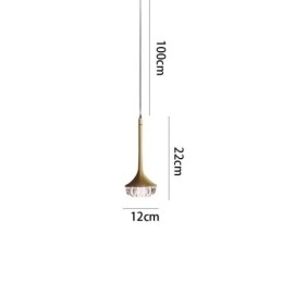 Plafoniera din sticlă modernă din fier forjat