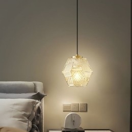 Lampă suspendată modernă Iluminat pentru casă din sticlă Lampă suspendată creativă