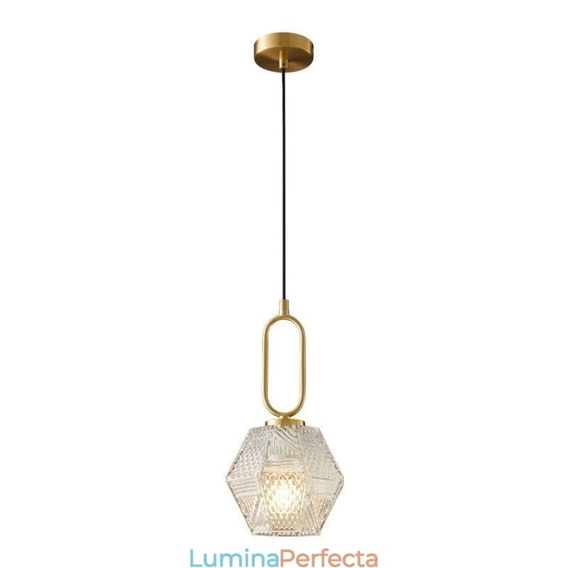 Lampă suspendată modernă Iluminat pentru casă din sticlă Lampă suspendată creativă