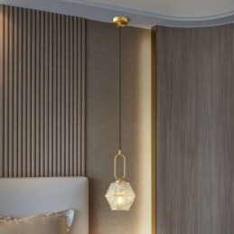 Lampă suspendată modernă Iluminat pentru casă din sticlă Lampă suspendată creativă
