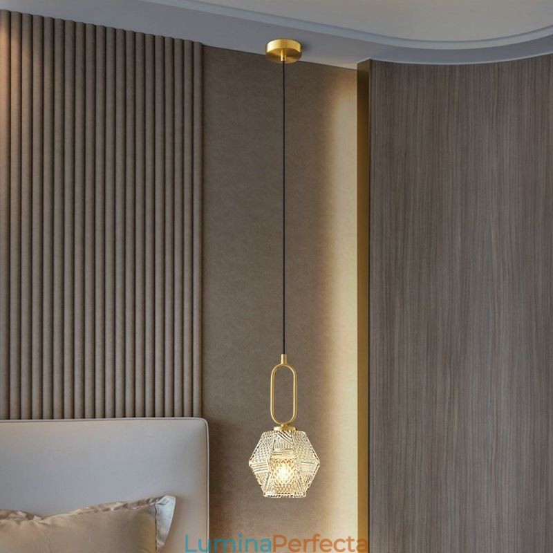 Lampă suspendată modernă Iluminat pentru casă din sticlă Lampă suspendată creativă