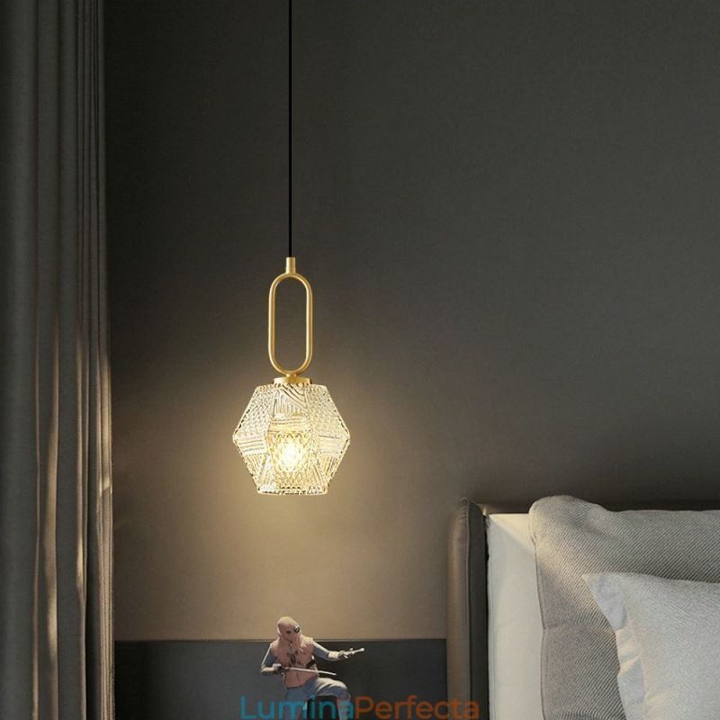 Lampă suspendată modernă Iluminat pentru casă din sticlă Lampă suspendată creativă